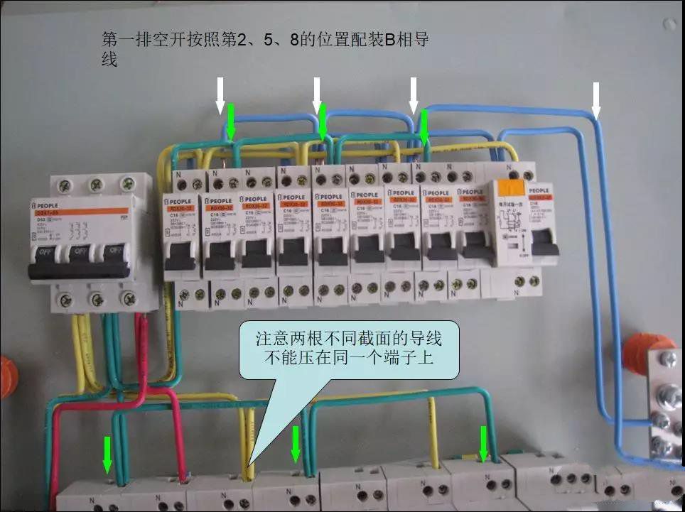 老电工手把手教您如何做好配电箱内部配线,图文详解,值得收藏