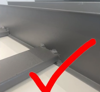 检查桥架焊接质量部位