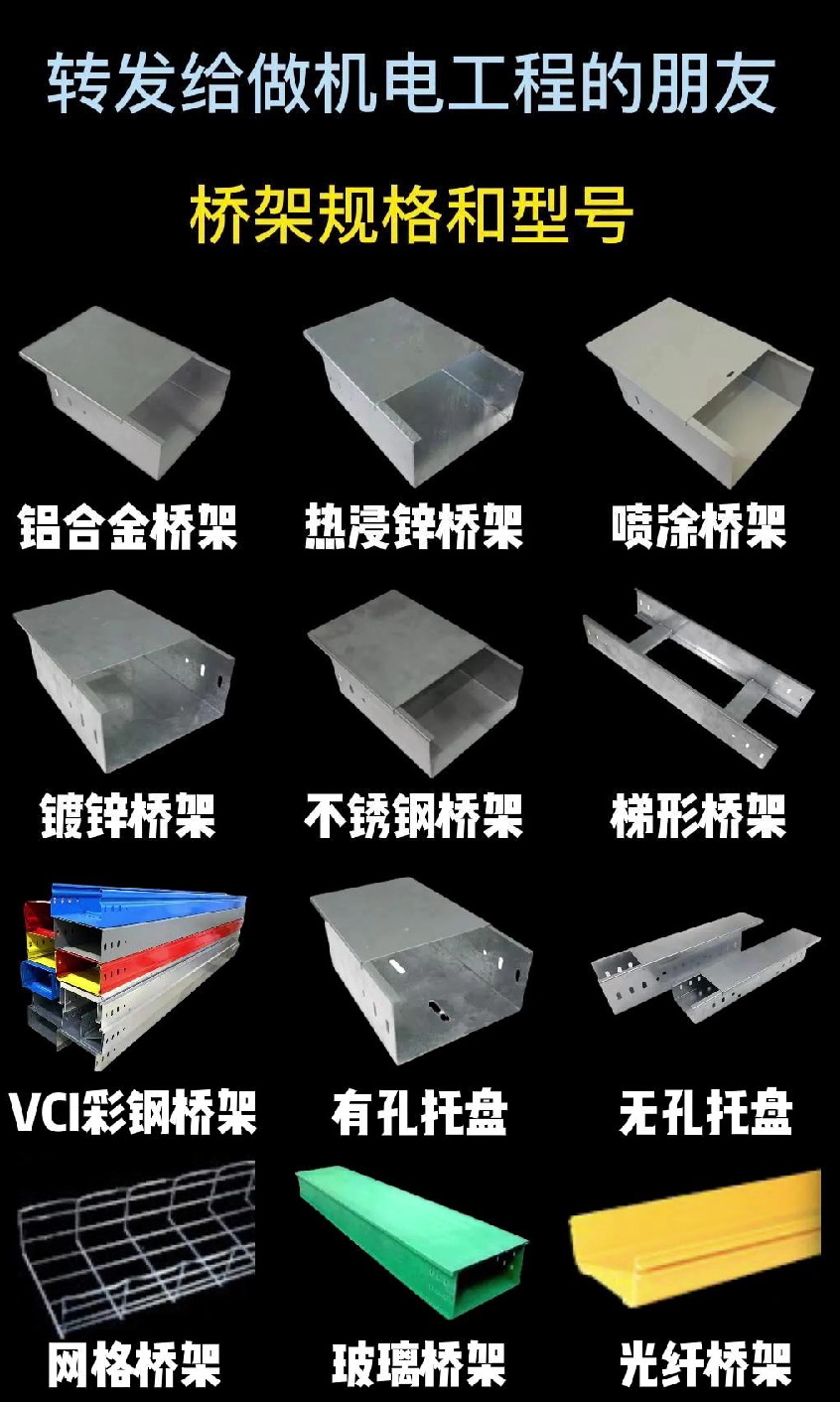 电缆桥架的规格和型号大全