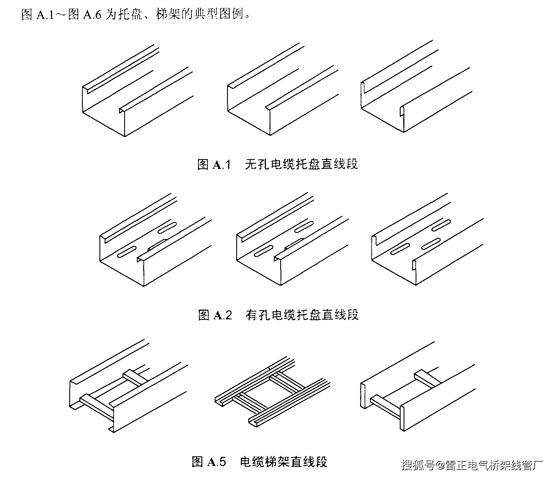 电缆桥架的规格和型号图解