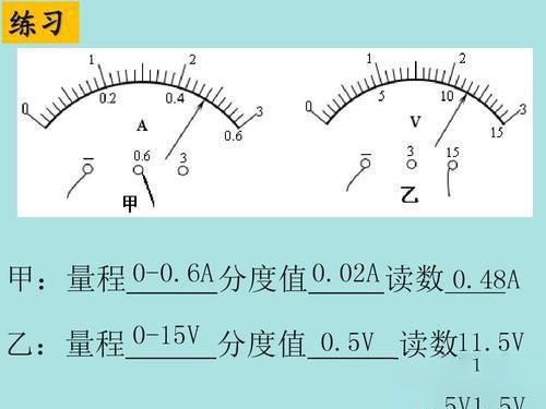 电工师傅教你如何专业读数电压表、电流表、欧姆表